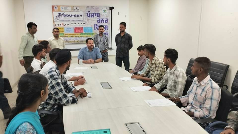 Additional Deputy Commissioner sent the trainees for skill training